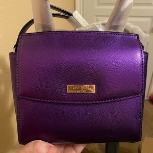 Kate Spade Purple Metallic Purse (Brand New!)